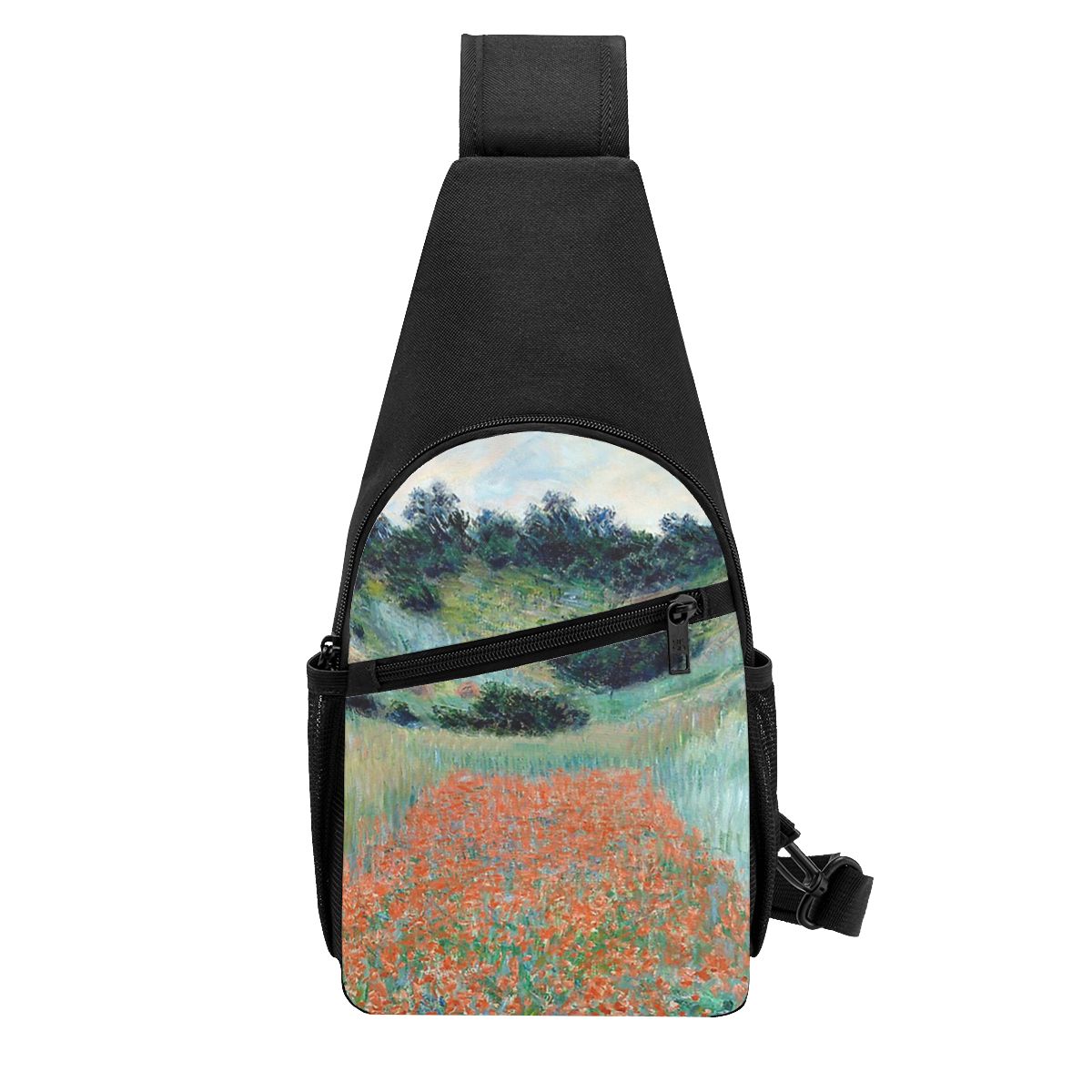 Sling Backpack Shoulder - 1885 클로드 모네 지베르니 근처의 속이