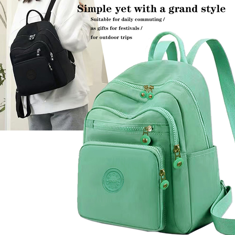 Canvas Backpack Casual - 우아하고 스타일리시한 멀티컬러 백팩, 조절 가능한