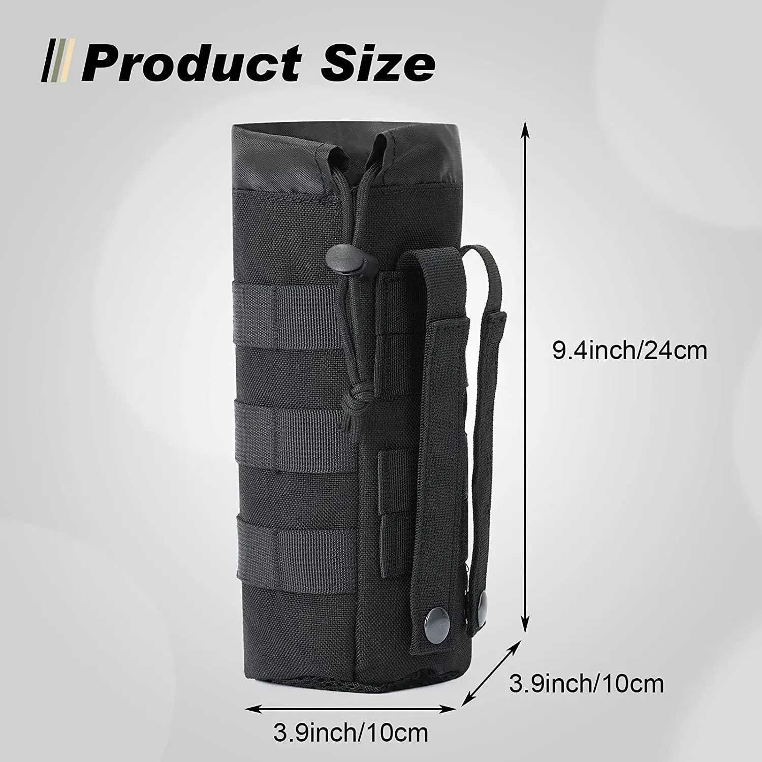 전술 Molle 물병 가방 파우치 홀더 야외 여행 캠핑 - Hydration Pack Outdoor 리뷰 및 가격