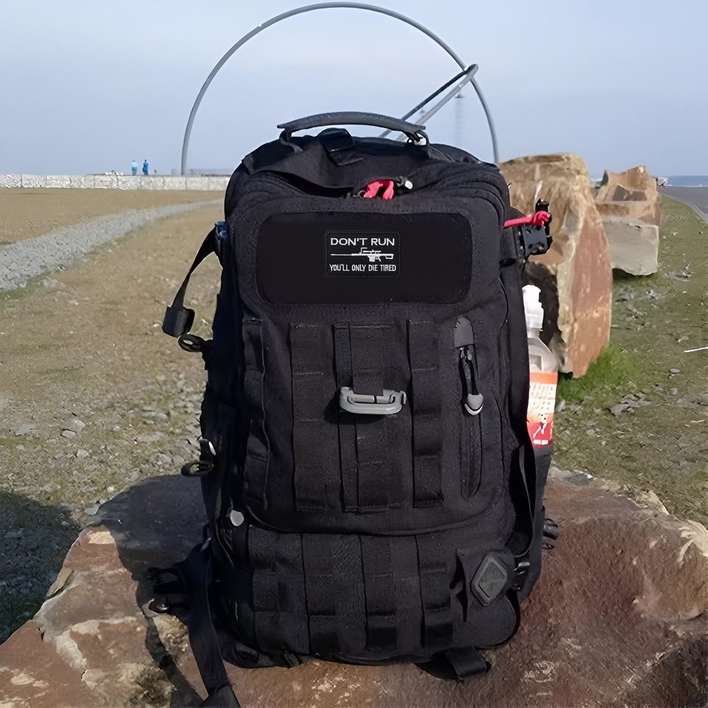 DON'T RUN 재미있는 미미(밈) 전술 사기 증진  - Urban Backpack Tactical 리뷰 및 가격