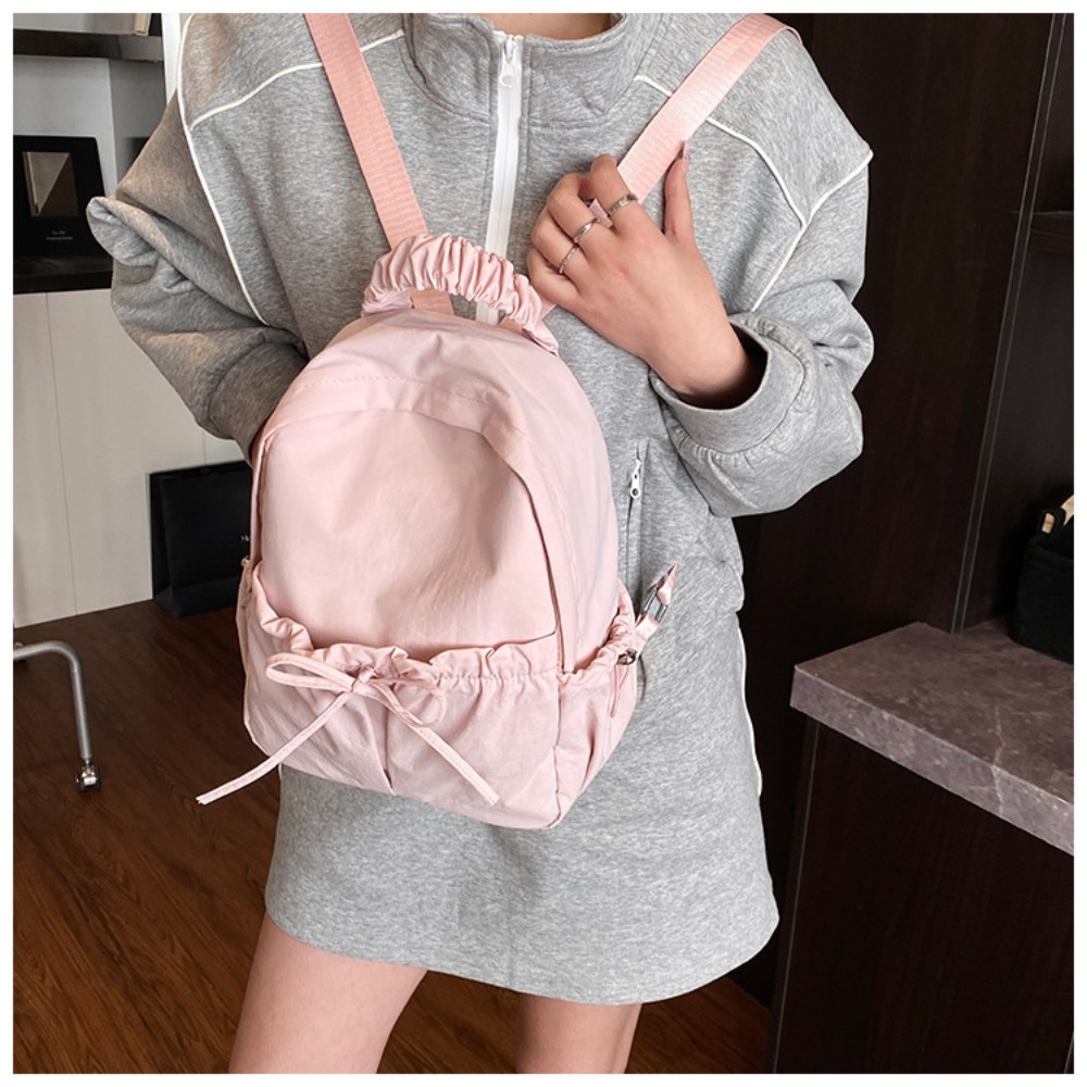 일본식 여성용 백팩, 리본이 달린 가볍고 패셔너블한 학 - Fashion Backpack Women 리뷰 및 가격