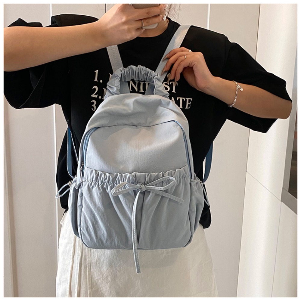 일본식 여성용 백팩, 리본이 달린 가볍고 패셔너블한 학 - Fashion Backpack Women 리뷰 및 가격