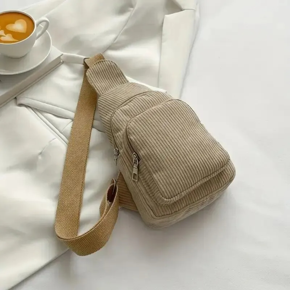 빈티지 코듀로이 크로스 바디 백 레트로 가슴 슬링 백  - Mini Backpack Purse 리뷰 및 가격
