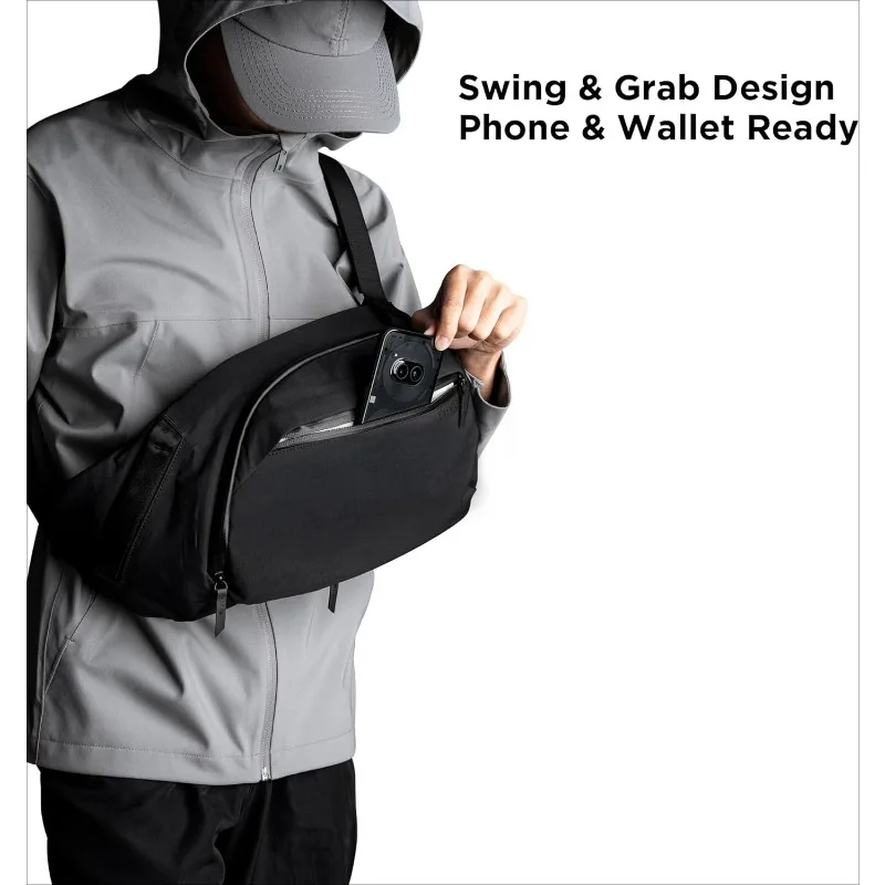 오른쪽 어깨에 착용하는 7.5L 용량의 가슴 가방 -  - Sling Backpack Shoulder 리뷰 및 가격