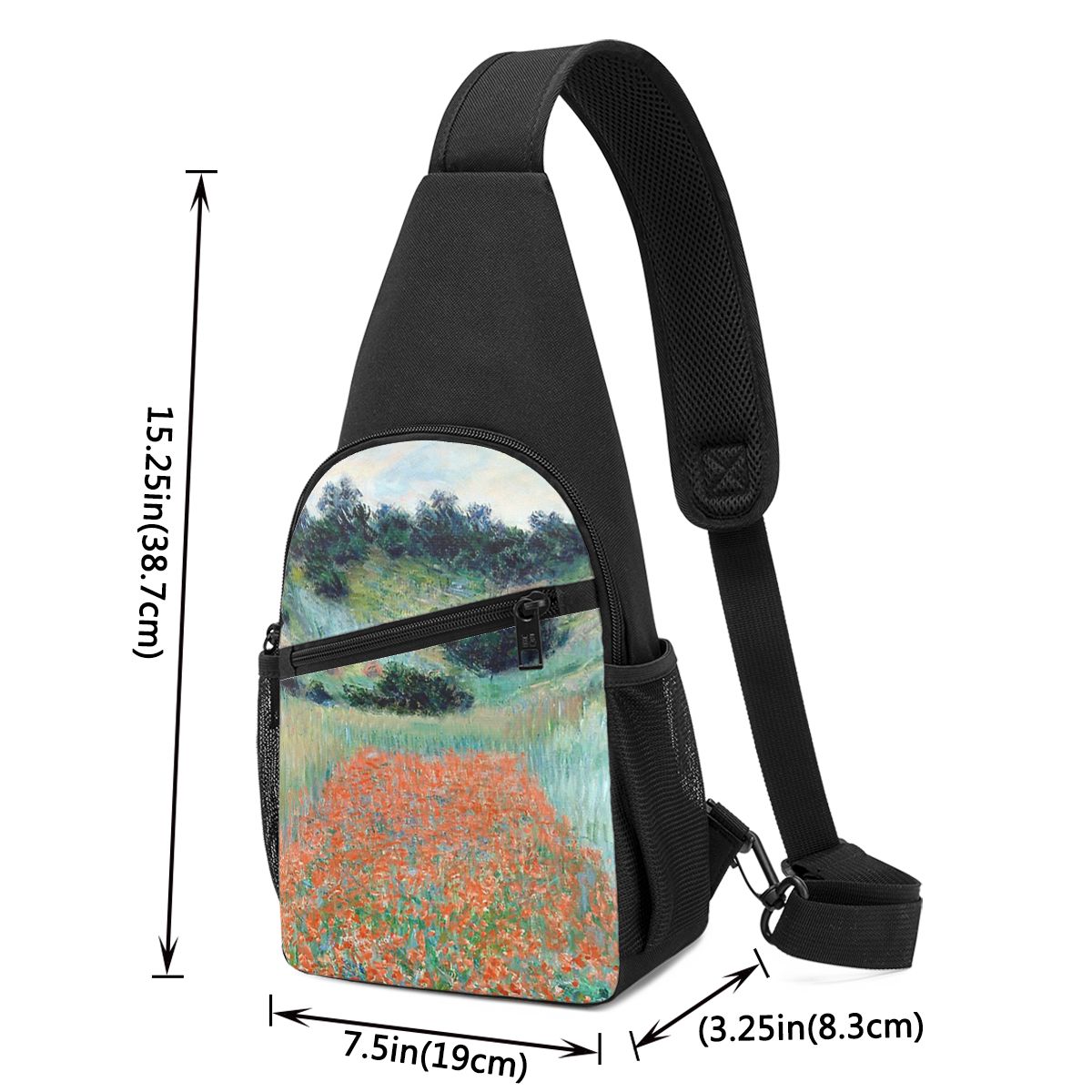 1885 클로드 모네 지베르니 근처의 속이 빈 곳에 있 - Sling Backpack Shoulder 리뷰 및 가격
