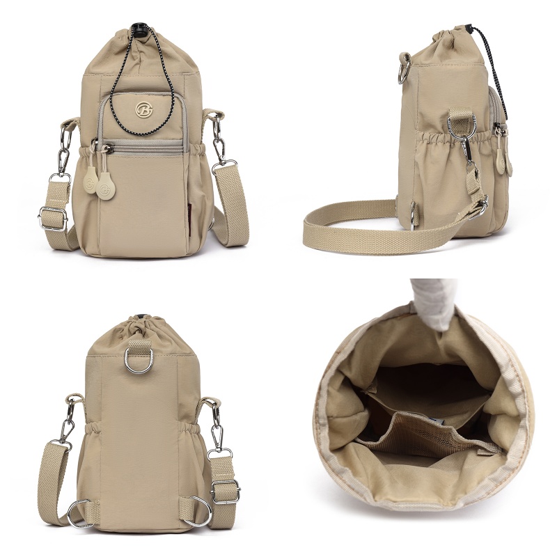 여성용 가벼운 나일론 소재 크로스백, 드로스트링이 달린 - Sling Backpack Shoulder 리뷰 및 가격