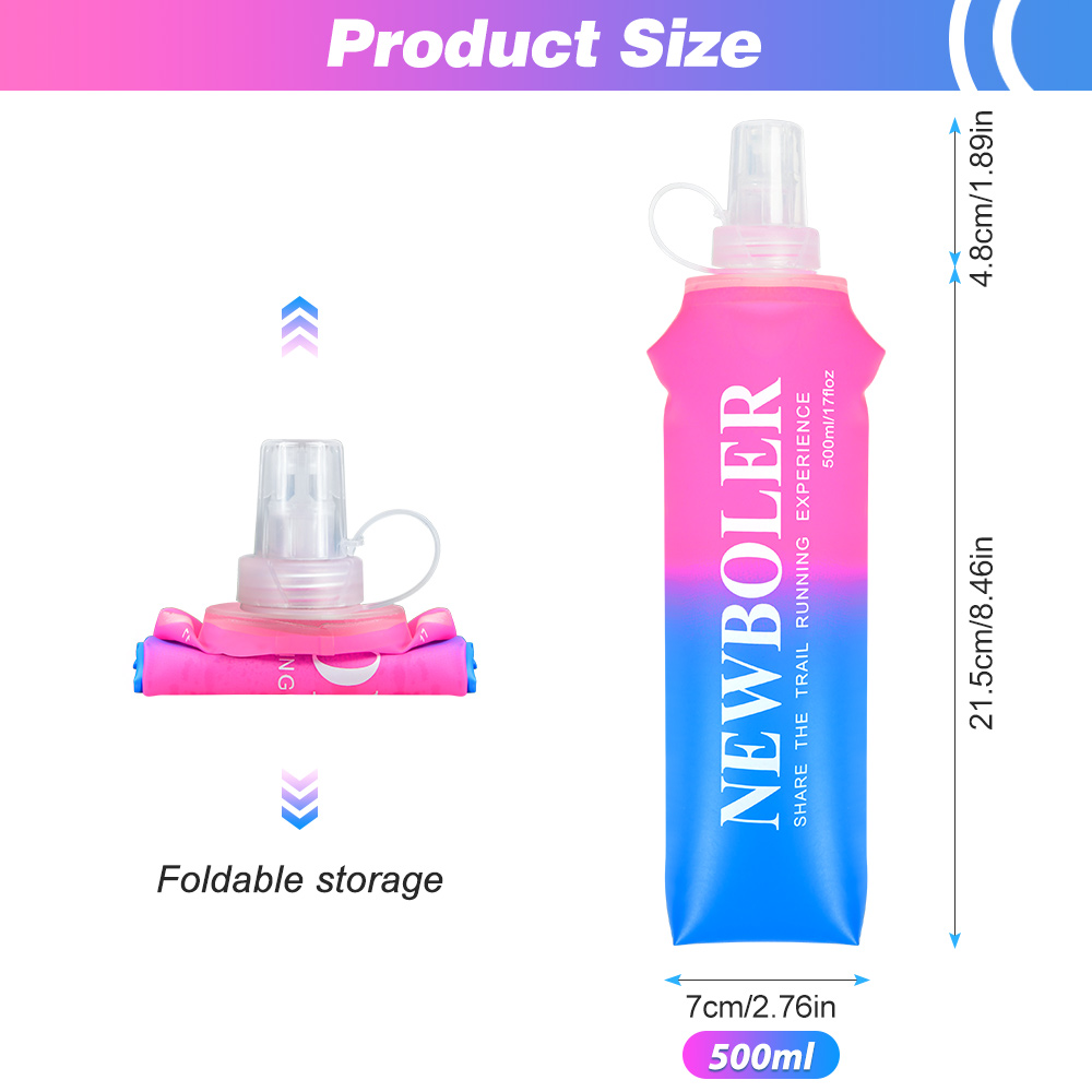 NEWBOLER 물병 접이식 소프트 플라스크 스포츠 물 - Hydration Pack Outdoor 리뷰 및 가격