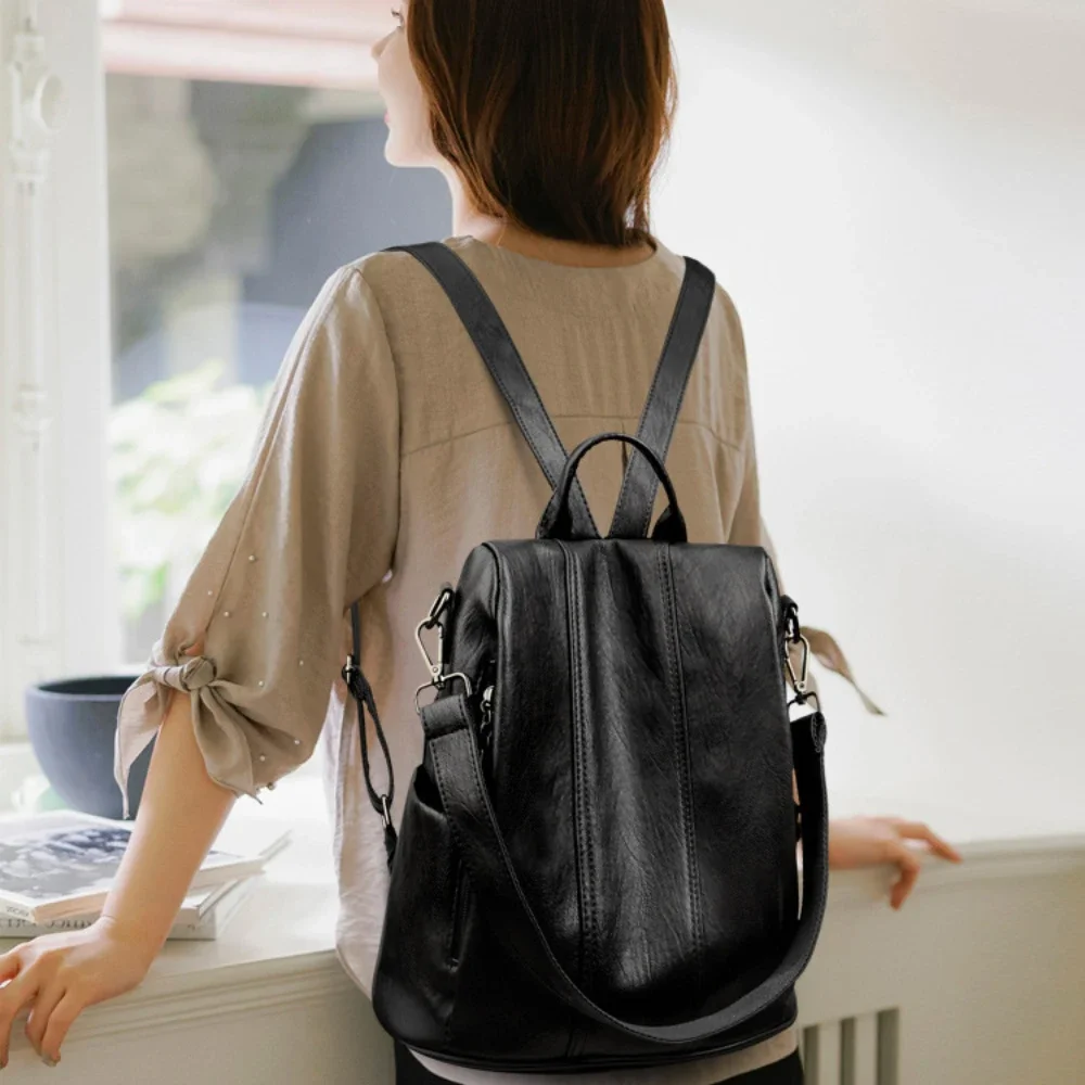 여성용 신형 도난 방지 노트북 백팩 고품질 부드러운 가 - Travel Backpack Anti Theft 리뷰 및 가격
