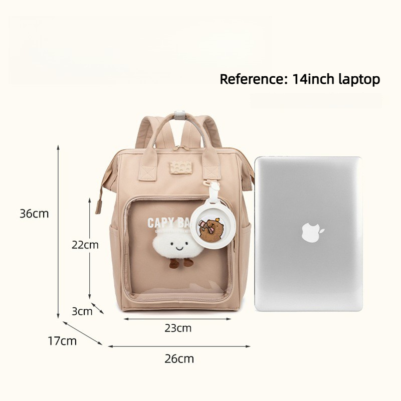 투명한 배낭 여성 카와이 하라주쿠 십대 소녀를위한 책가 - Fashion Backpack Women 리뷰 및 가격
