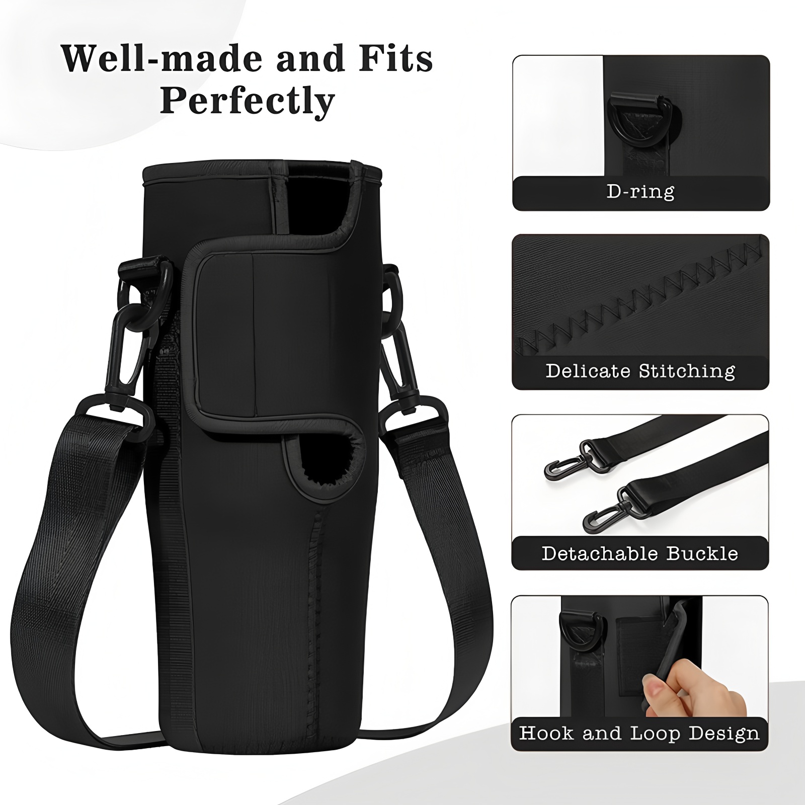 대형 40온스 보온 누수 방지 물병 캐리어 가방 파우치 - Hydration Pack Outdoor 리뷰 및 가격