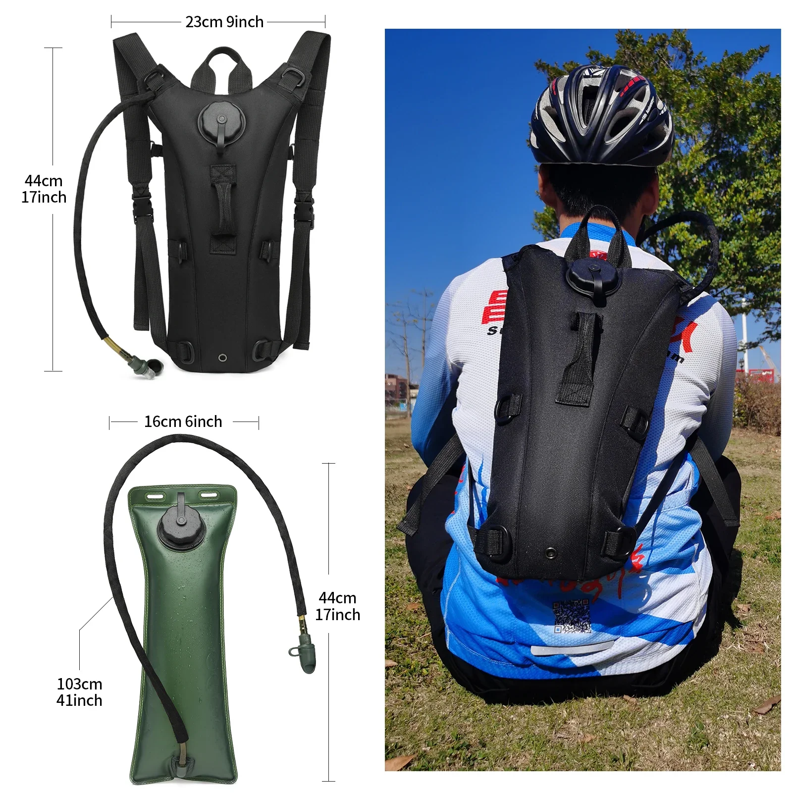 군용 전술용 카멜 백팩, 3L 방수 물주머니 포함, 러 - Urban Backpack Tactical 리뷰 및 가격